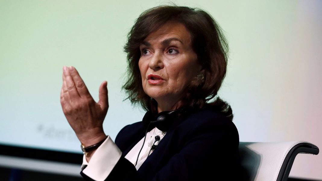 La vicepresidenta calvo es elegida.