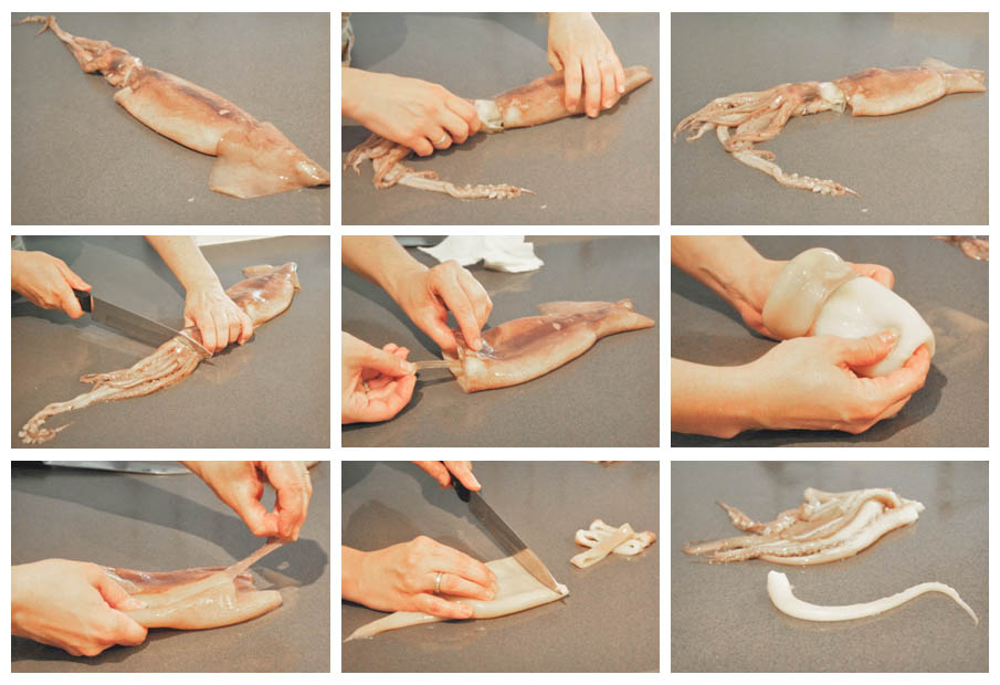 Aprende a limpiar calamares