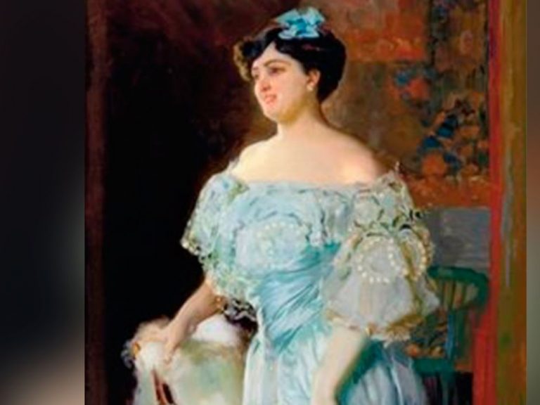 El cuadro de Isabel Bru de Sorolla llega al Bellas Artes de València