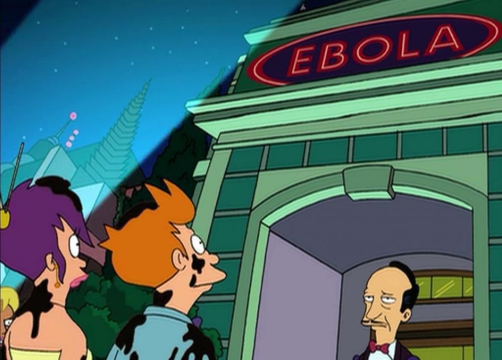 La llegada de un virus Futurama