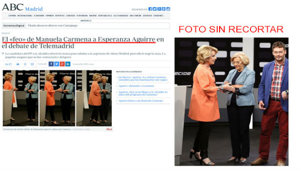 Las muestras de manipulación del periodismo en España más descaradas