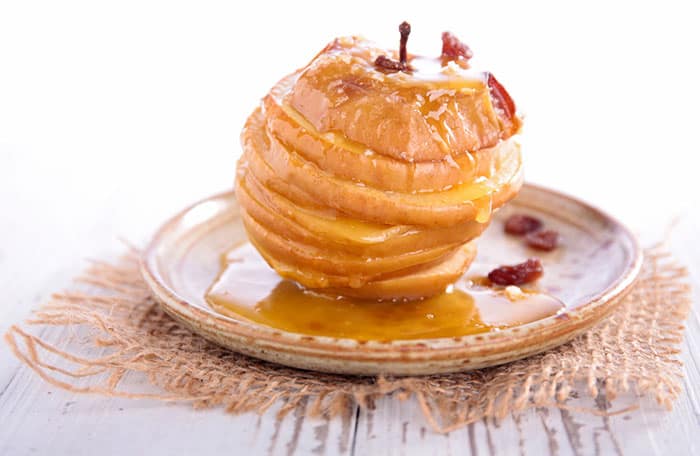 La mejor elección de manzana para la receta es...