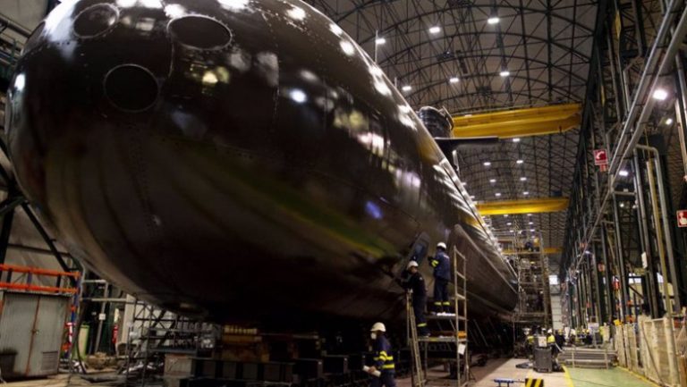 Navantia ultima los preparativos para la puesta a flote del submarino S-81 Issac Peral