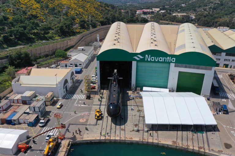Navantia aplaza la puesta a flote del submarino S-81
