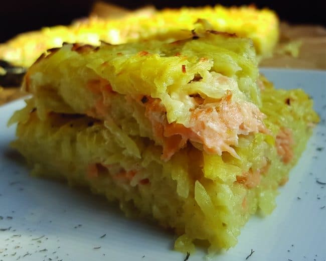 Pastel de patata y salmón: cómo preparar esta tarta que explotará en tu boca 102 Pastel de patata y salmon 3