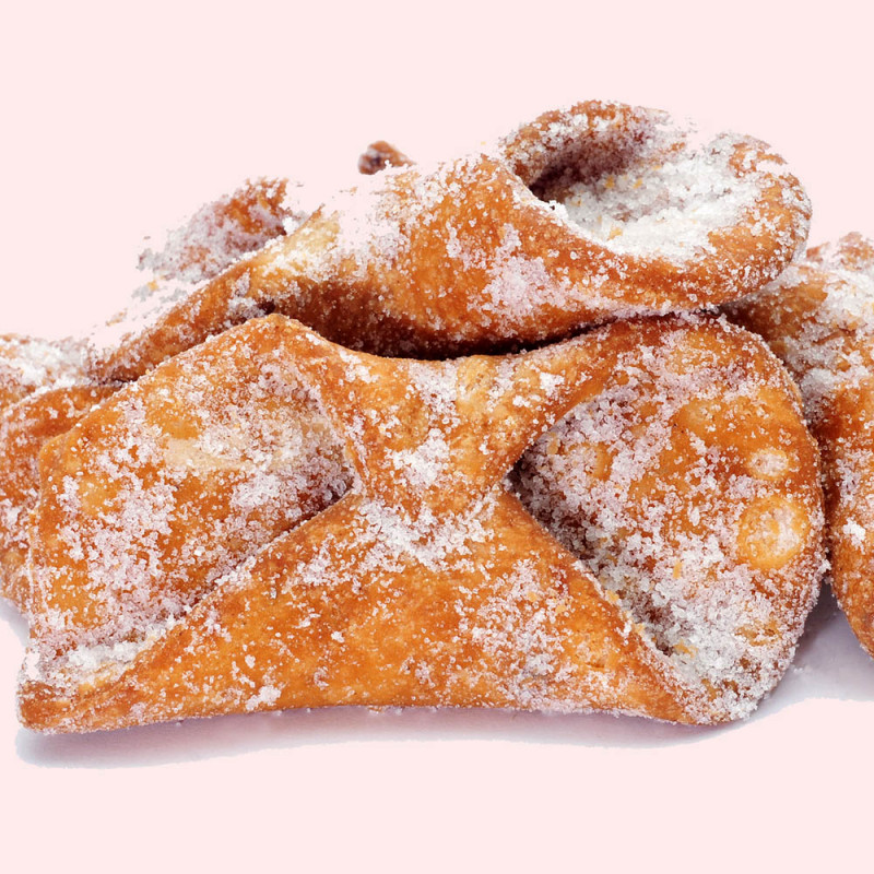 Ingredientes para pestiños andaluces con azúcar