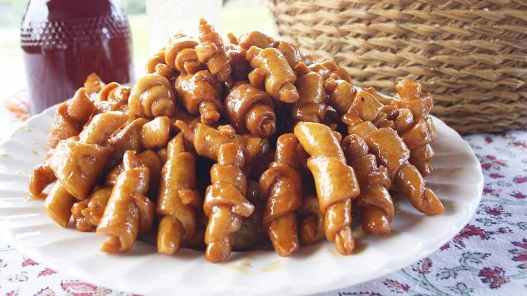 Ingredientes para pestiños andaluces con miel