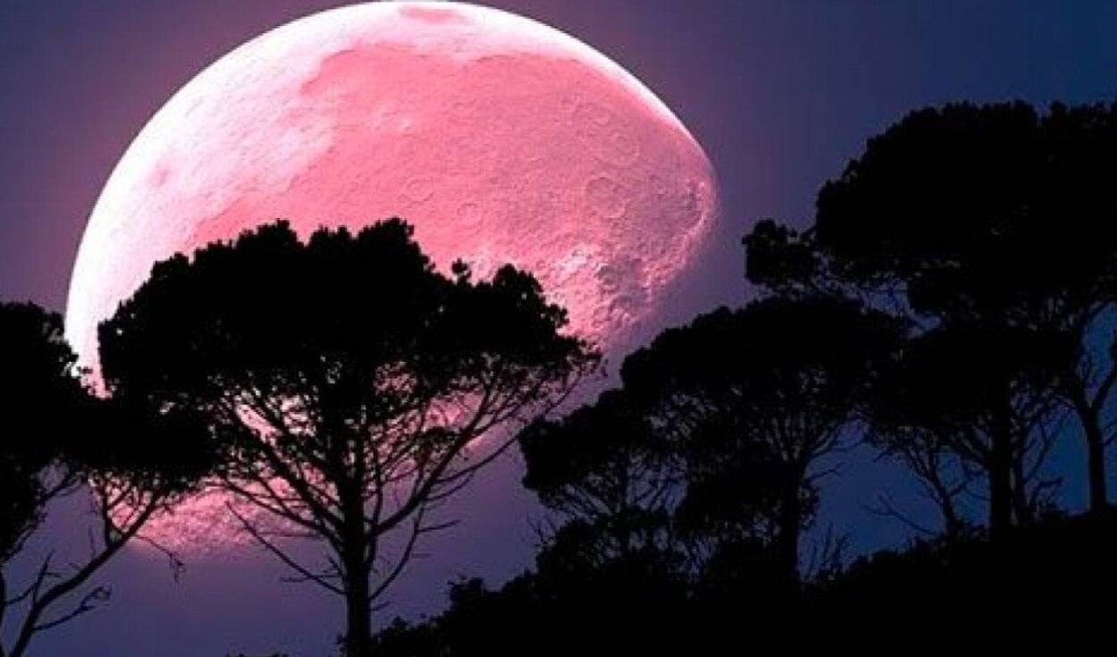 Qué es la superluna rosa 1 Qué es la superluna rosa