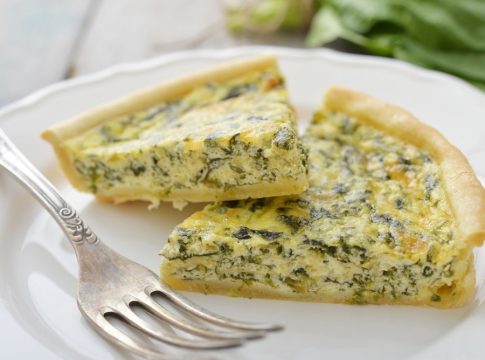 Quiché de espinacas ligera 1 Cómo hacer una Quiché de espinacas ligera, sabrosa y en 20 minutos