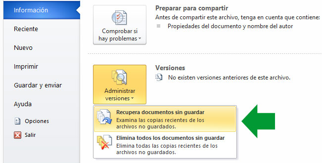 Cómo recuperar un documento de Word cuando falla el programa 165 ¿Cómo funciona el AutoRestore?