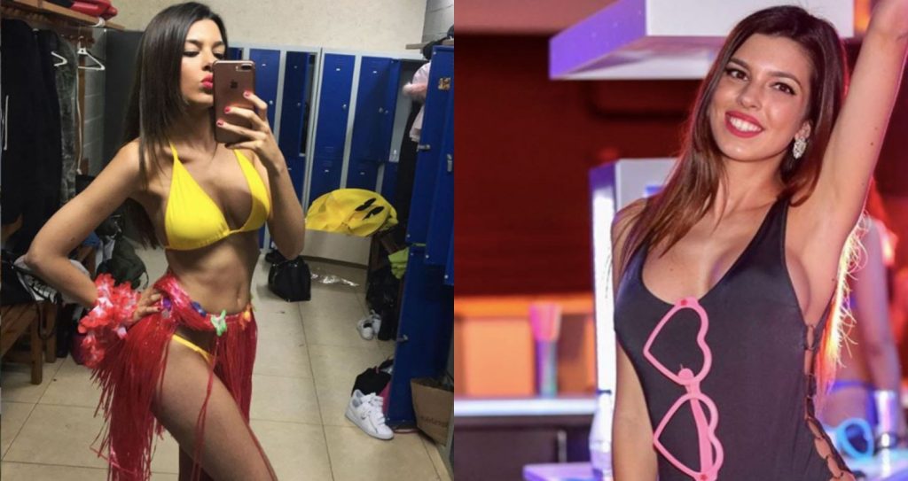 Retoques en el cuerpo de Andrea Gasca