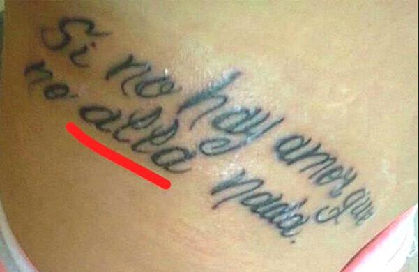 Tatuajes: Los 10 peores horrores ortográficos
