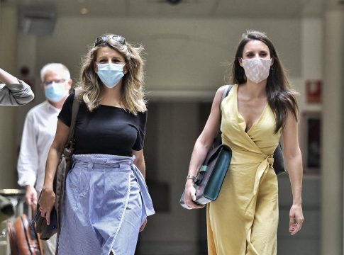 Yolanda Díaz e Irene Montero