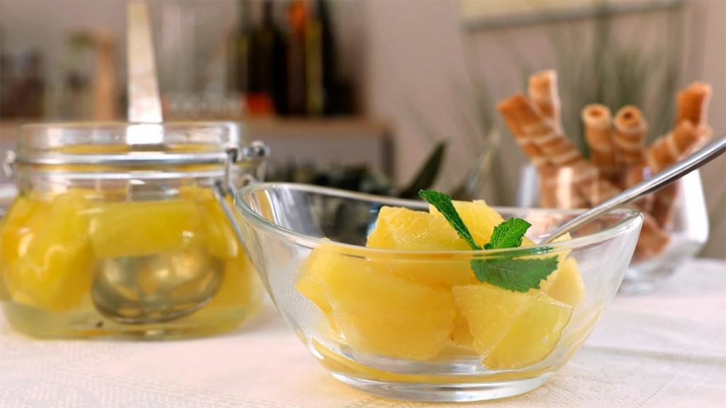 La receta para hacer el almíbar