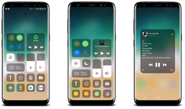 Aspecto de iPhone en Android en cuestión de segundos