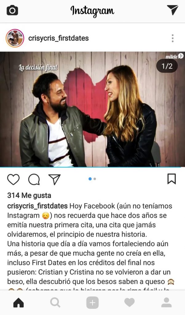 First Dates: Así están ahora Cristian y Cristina tras cinco años en pareja 65 First Dates: Así están ahora Cristian y Cristina tras cinco años en pareja