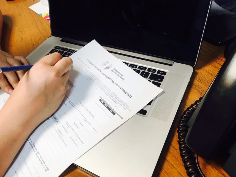 Cómo presentar la declaración patrimonial