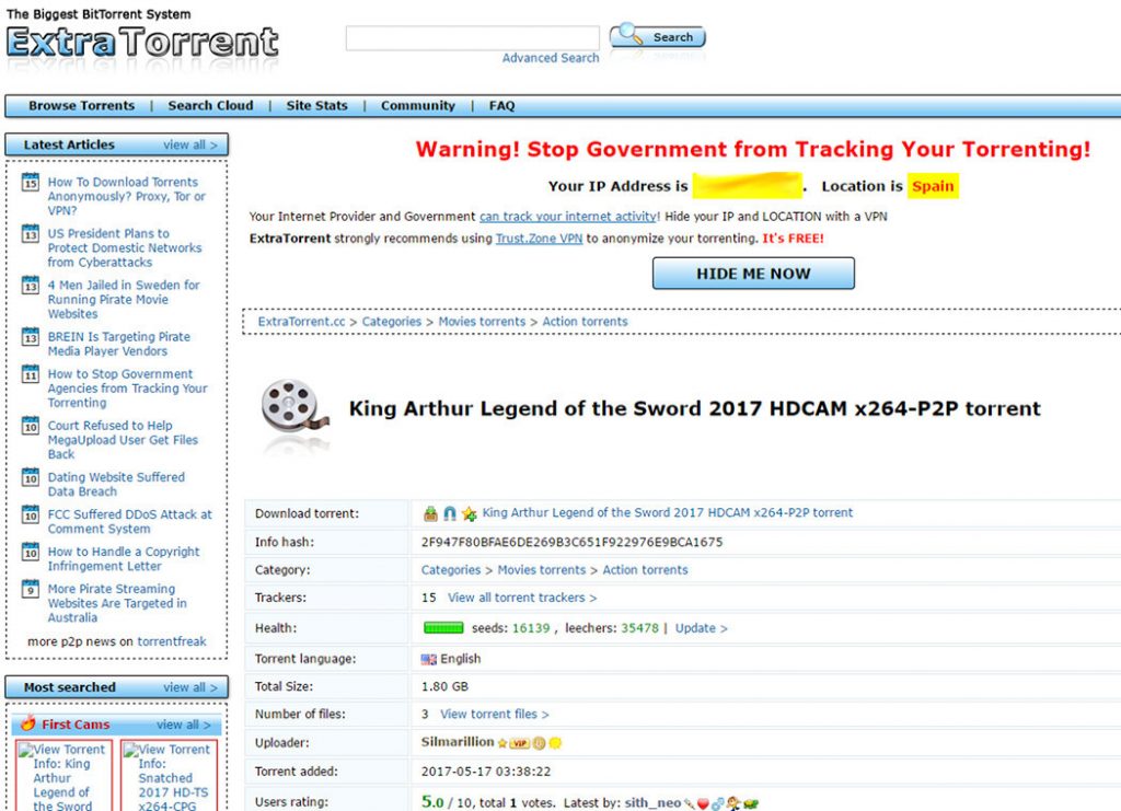 ¿Usas Bittorrent? Las mejores webs para descargar torrent en 2021 127 extratorrent