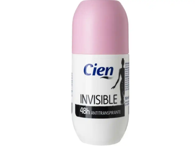 4. MEJORES DESODORANTES DE MARCA BLANCA SEGÚN OCU: TOTAL INVISIBLE DE CIEN (LIDL)