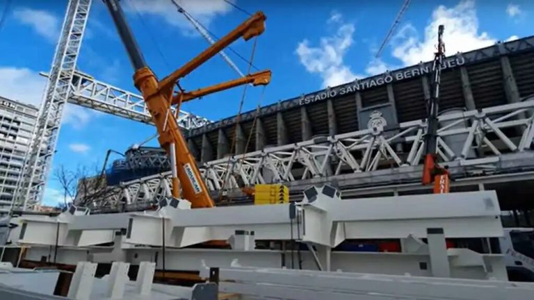 Así están las obras en el nuevo Santiago Bernabéu