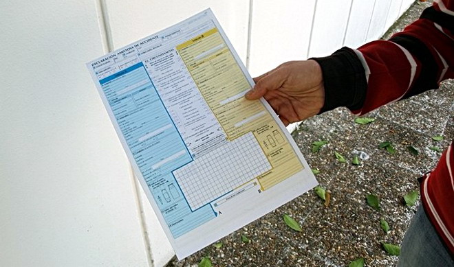 Cómo rellenar un parte amistoso 69 Parte amistoso datos