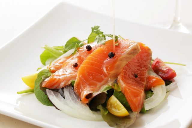 Receta 2 Salmon Marinado en limón