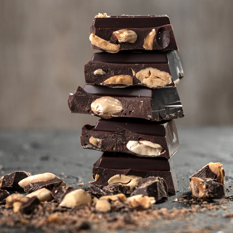 Ingredientes para tableta de chocolate casera