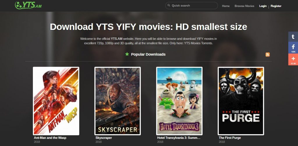 ¿Usas Bittorrent? Las mejores webs para descargar torrent en 2021 128 yts