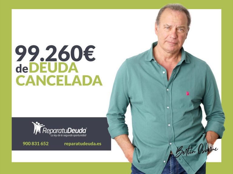 Repara tu Deuda Abogados cancela 99.260 € en Madrid con la Ley de la Segunda Oportunidad