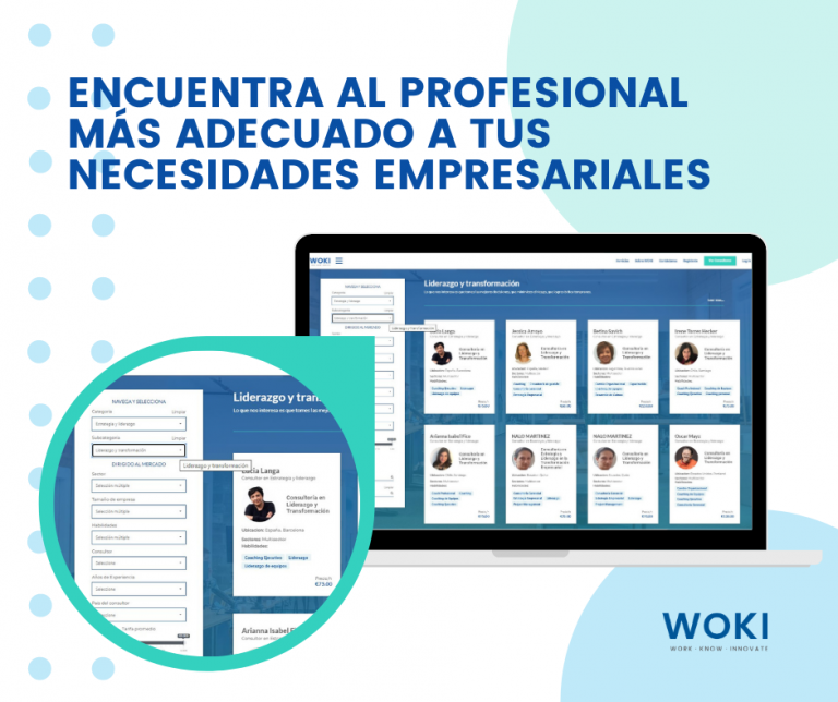 Nace Woki, la 1ªplataforma online de habla hispana  para contratar consultores empresariales