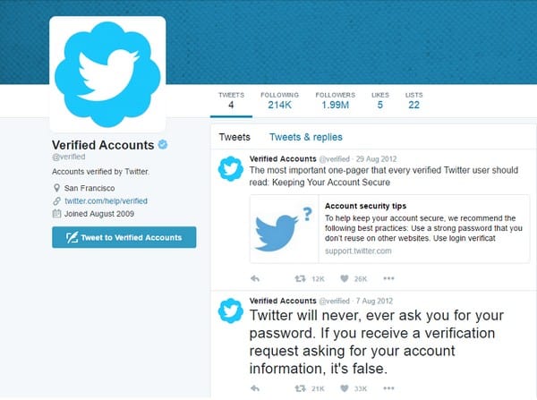 ¿Cómo obtener la insignia azul en Twitter?