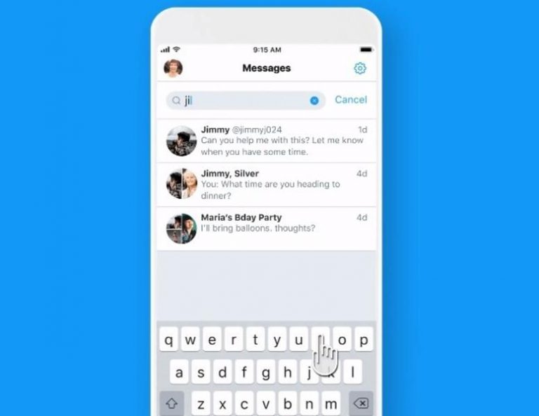 Twitter trae a Android la barra de búsqueda de los mensajes directos