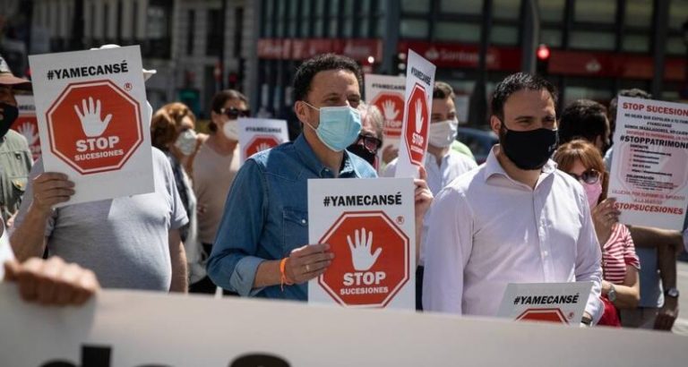 PP y Cs apoyan la manifestación contra la subida del impuesto de sucesiones