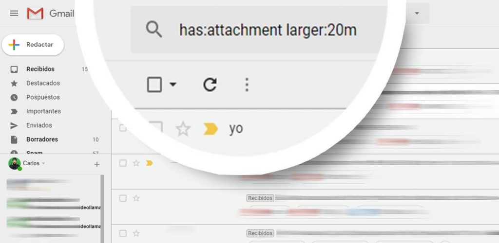 ¿Qué debo hacer para liberar espacio en Gmail sin comprar un adicional?