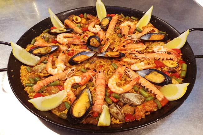 Paella para echarle una foto.