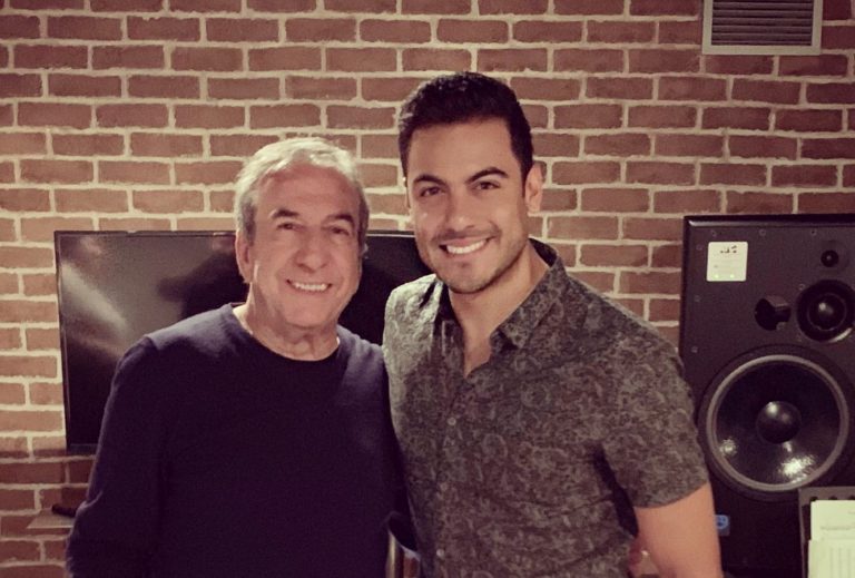 Carlos Rivera con José Luís Perales en 'Un Velero Llamado Libertad'