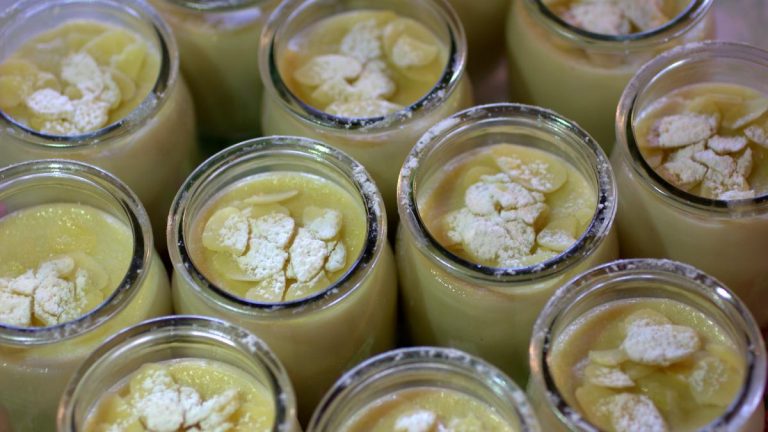 Cómo hacer natillas de queso crema