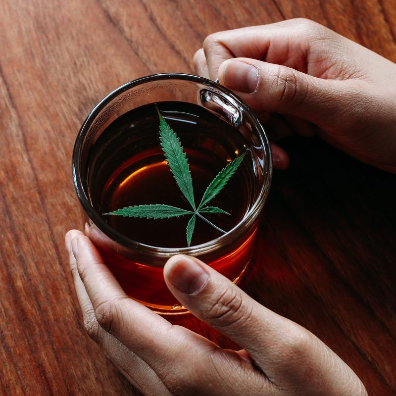 Preparación del té de marihuana