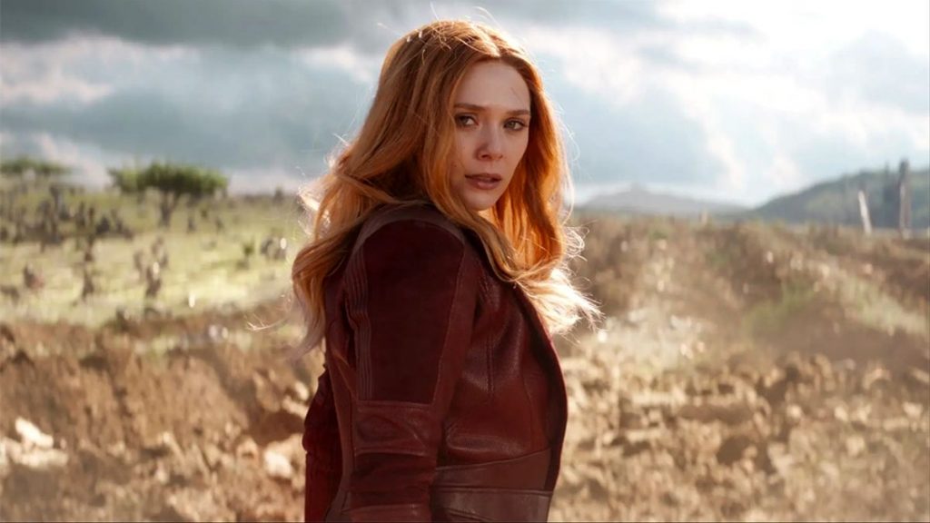 ¿Dónde ha participado Elizabeth Olsen con el papel de la Bruja Escarlata?