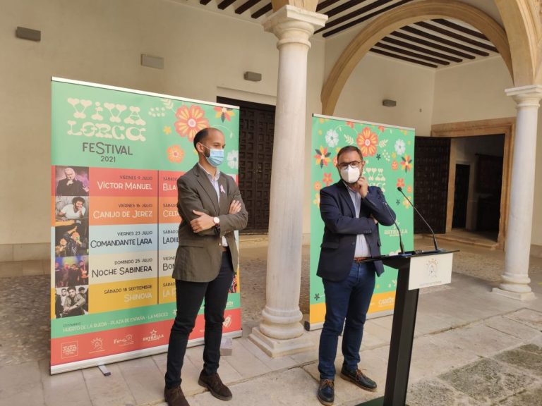 Ella Baila Sola, Víctor Manuel, Ladilla Rusa o La Pegatina protagonizan el Festival 'Viva Lorca 2021'