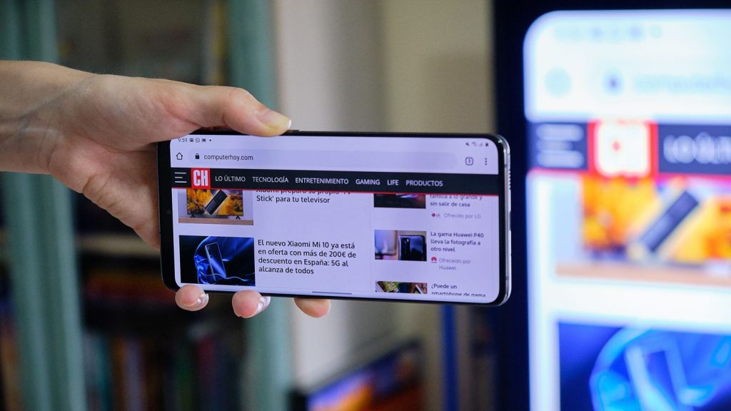 Puedes enviar sitios web a tu TV