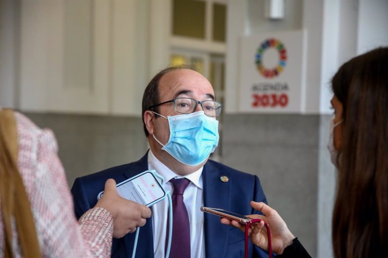 Iceta dice que el Gobierno trabaja con la idea de acabar la legislatura