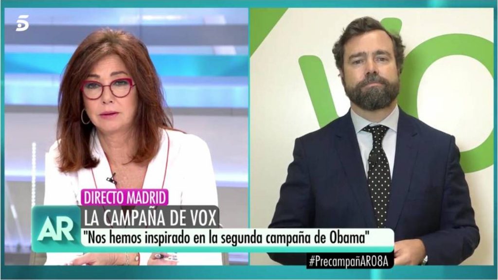 Interacción con Vox mediaset 