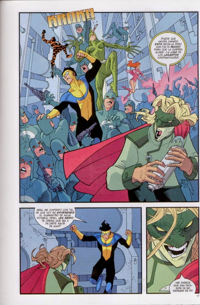 La liga de los lagartos, la liga de villanos