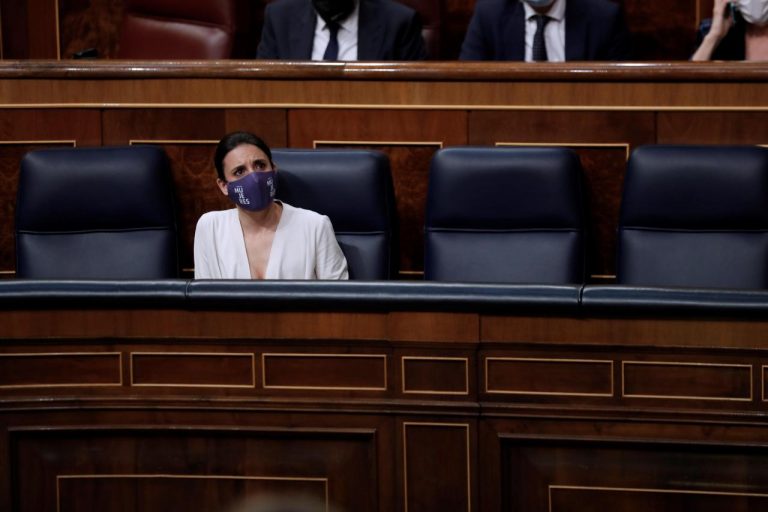 Irene Montero reconoce una 