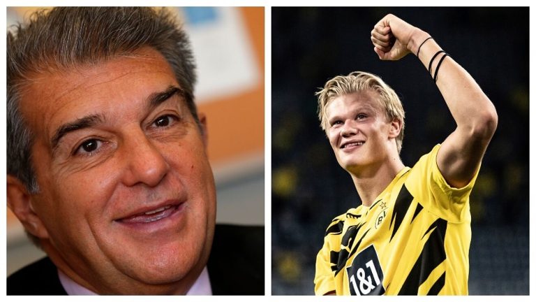 El plan 'secreto' de Laporta para 'robarle' a Florentino Pérez el fichaje de Haaland