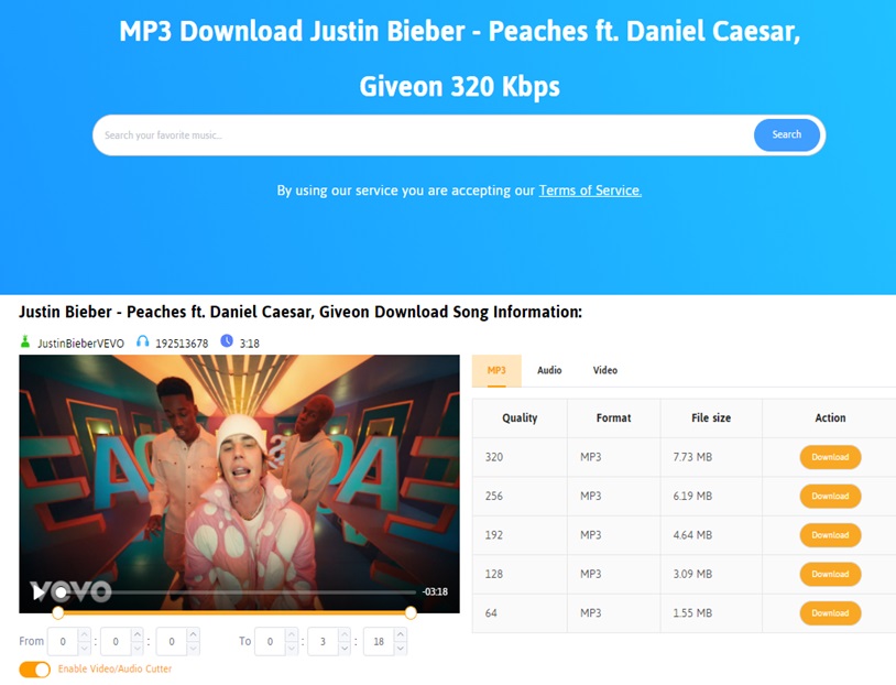 MP3 Download Justin Bieber