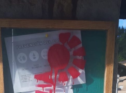 PNV denuncia pintadas abertzales en sus sedes de varios municipios de Vizcaya