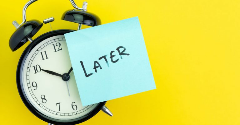 Cómo no procrastinar