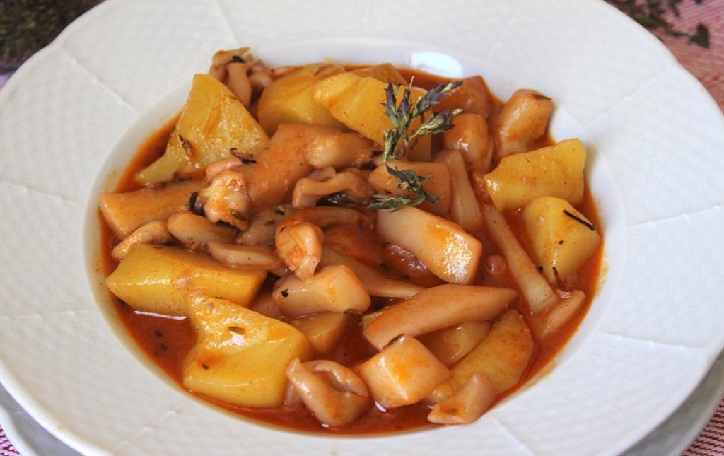 Un plato de pescadores